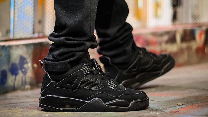 blacked out jordans