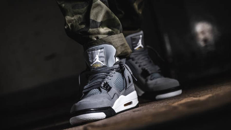 nike jordan retro 4 grey