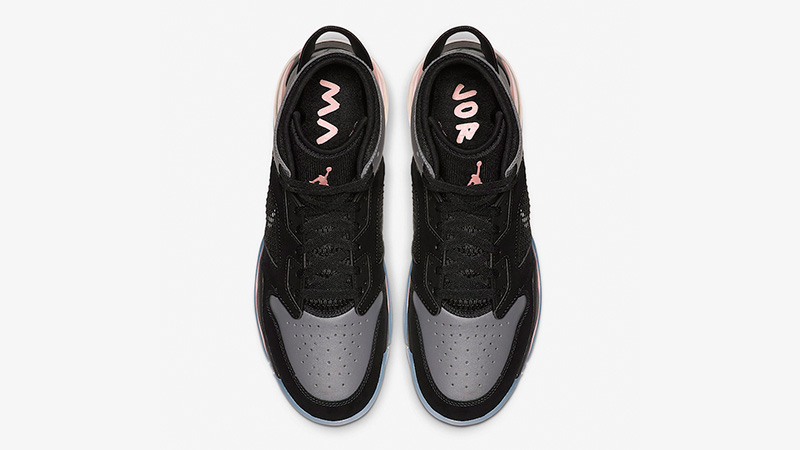 jordan mars 270 black grey pink