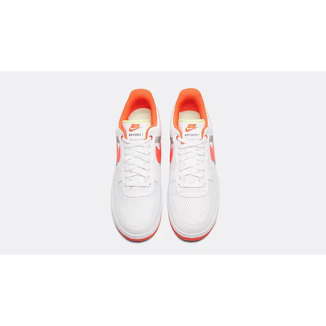 Air force 1 transparent mesh best sale