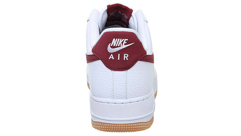 Nike Air Force 1 07 White Red Gum