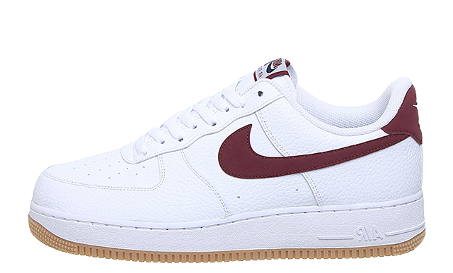 Nike Air Force 1 07 White Red Gum