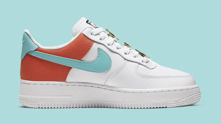 Basketball Lace Locks Decorate This Nike Air Force 1 Basketball Lace Locks Decorate This Nike Air Force 1