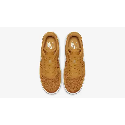 Nike air force 1 2024 flyknit 2.0 gold suede