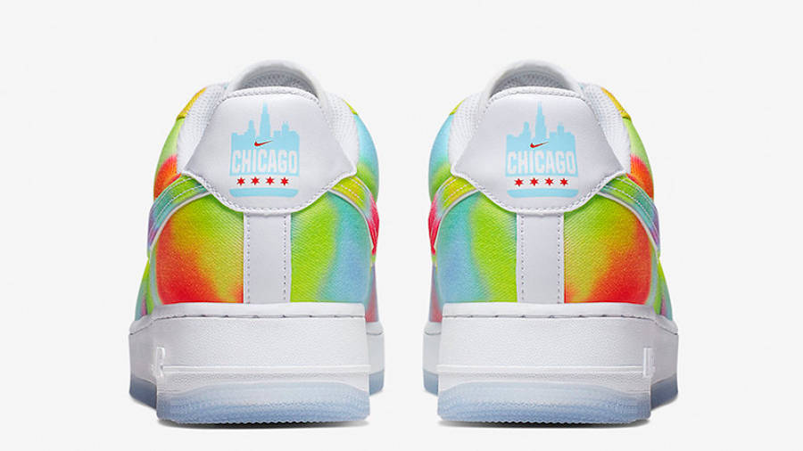 tie dye chicago air force 1