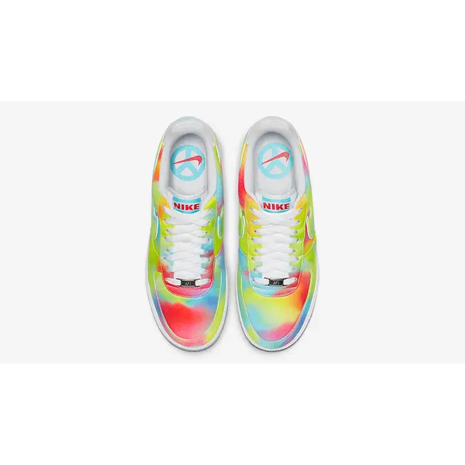 Nike Air Force 1 Low Tie Dye Chicago Where To Buy CK0838 100 The Sole Supplier