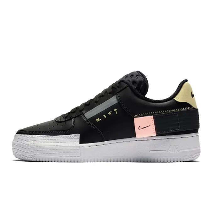 Air force 1 type deals black anthracite zinnia pink