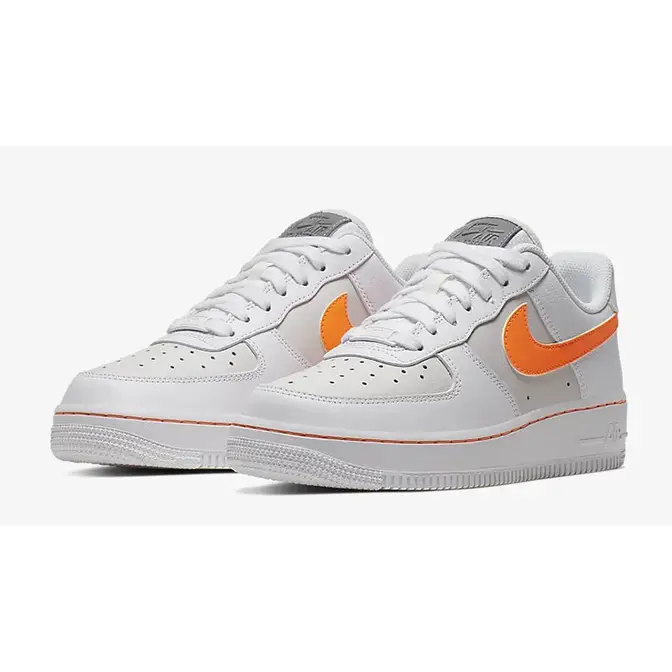 Nike Air Force 1 Low White Orange | Where To Buy | CJ9699-100 | The ...