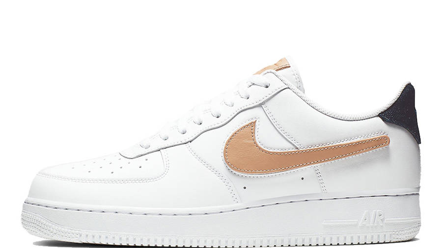 tan and white af1