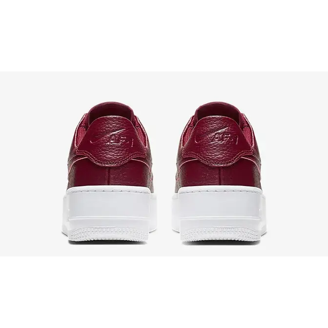 nike air force 1 sage low red