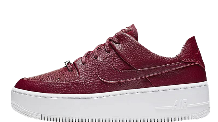 nike air force 1 sage low red