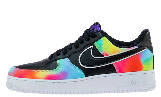Nike Air Force 1 Tie Dye Black