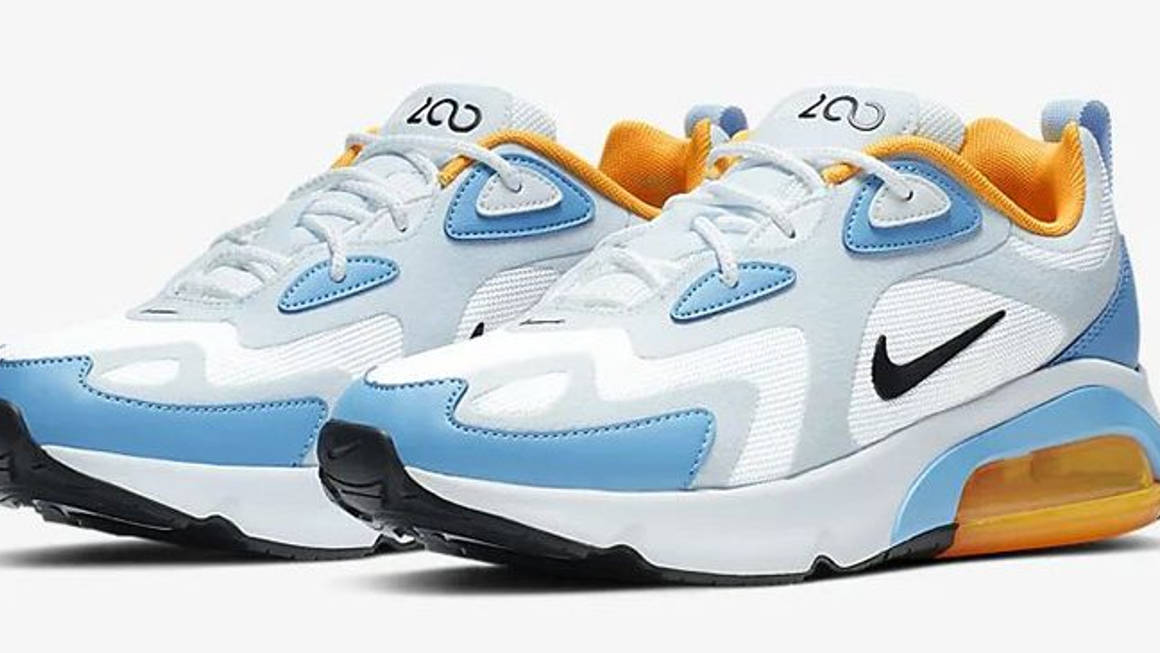 air max 200 blue and orange