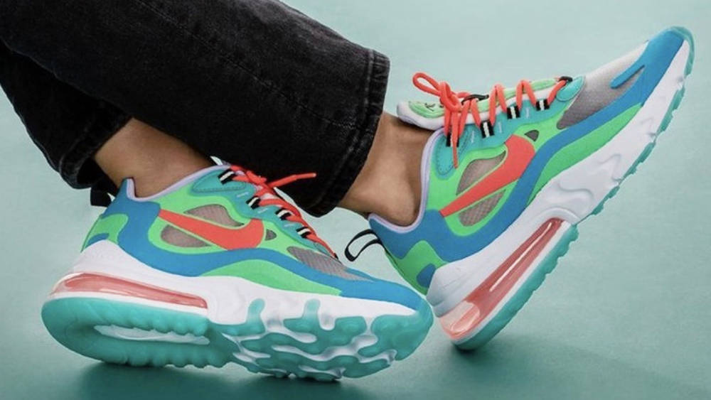 Nike Air Max 270 React Blue Lagoon Nike Air Max 270 React Blue Lagoon
