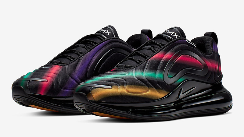 air max 720 black and lime green