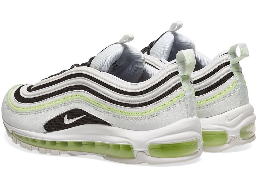 nike air max 97 white black lime green