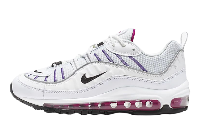 air max 98 grey white