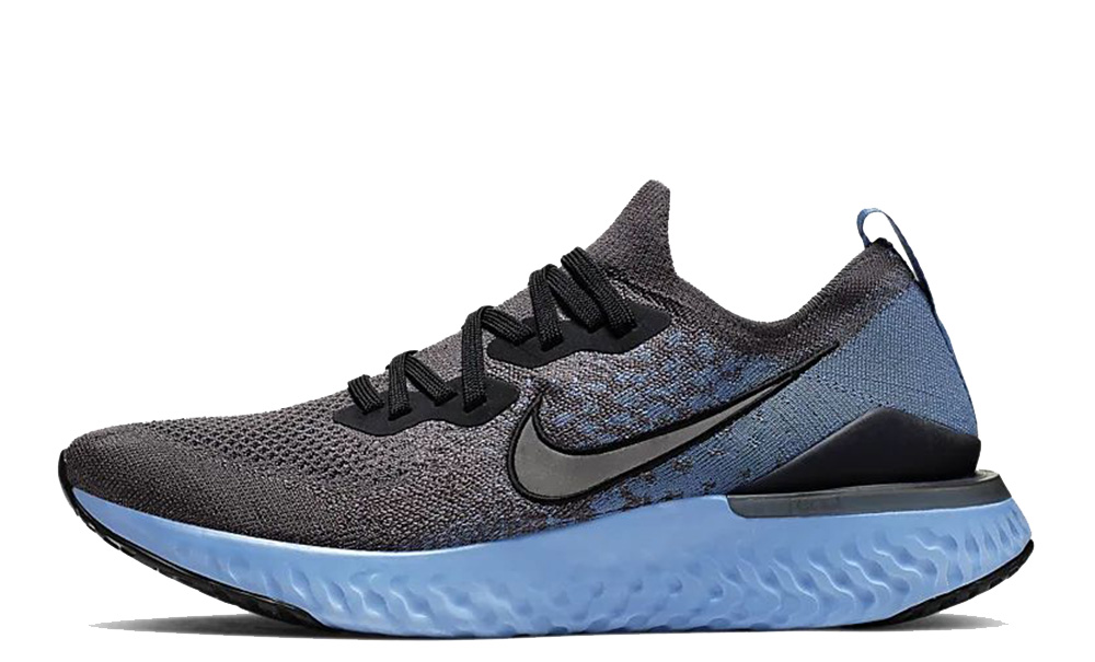 nike epic react flyknit 2 grey and blue