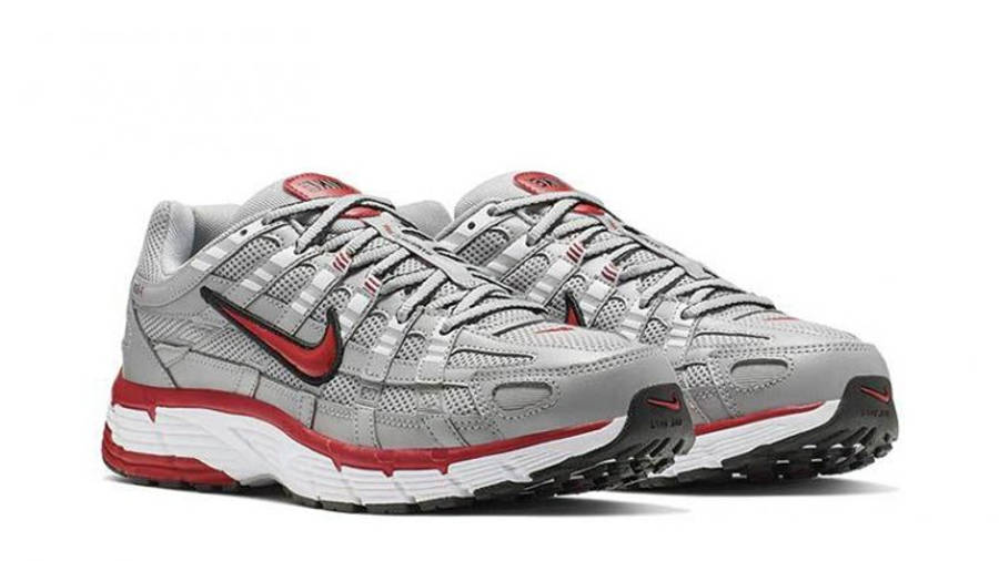 nike silver red