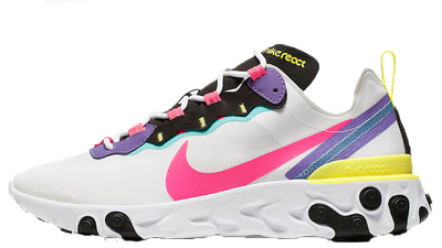 nike react element 55 white hyper pink