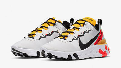 nike react element 55 yellow blue