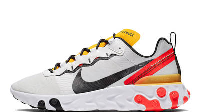 nike react element 55 white yellow