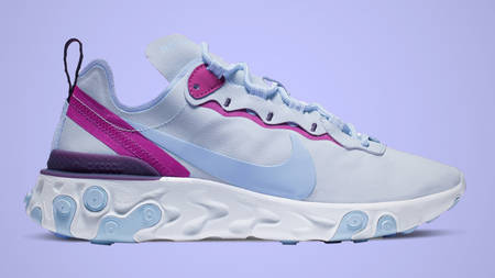 The Nike React Element 55 Returns In A Dreamy 'Psychic Blue' The Nike React Element 55 Returns In A Dreamy 'Psychic Blue'