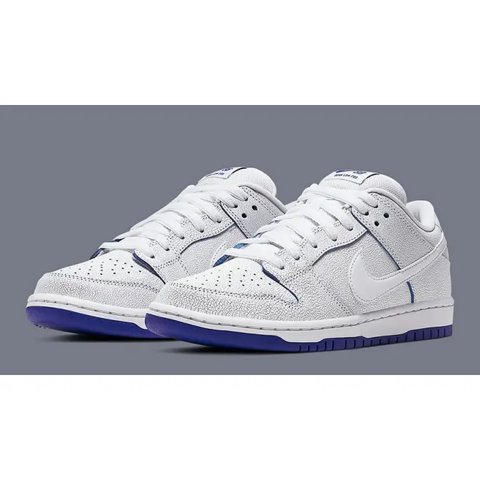 Nike SB Dunk Low Premium White Blue Where To Buy CJ6884 100 The Sole Supplier