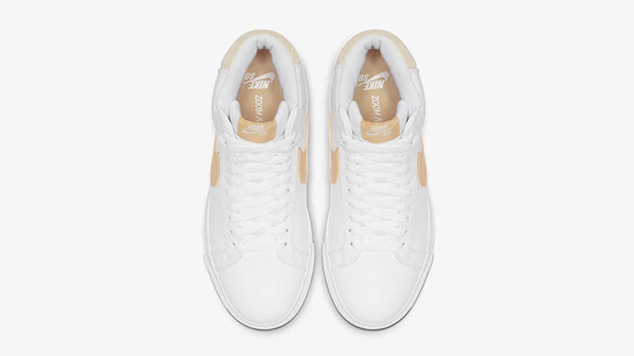 Nike Sb Zoom Blazer Mid Premium White Gold Where To Buy Cj69 102 The Sole Supplier