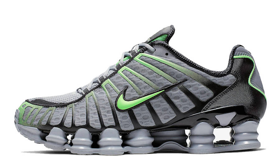 nike shox tl lime green