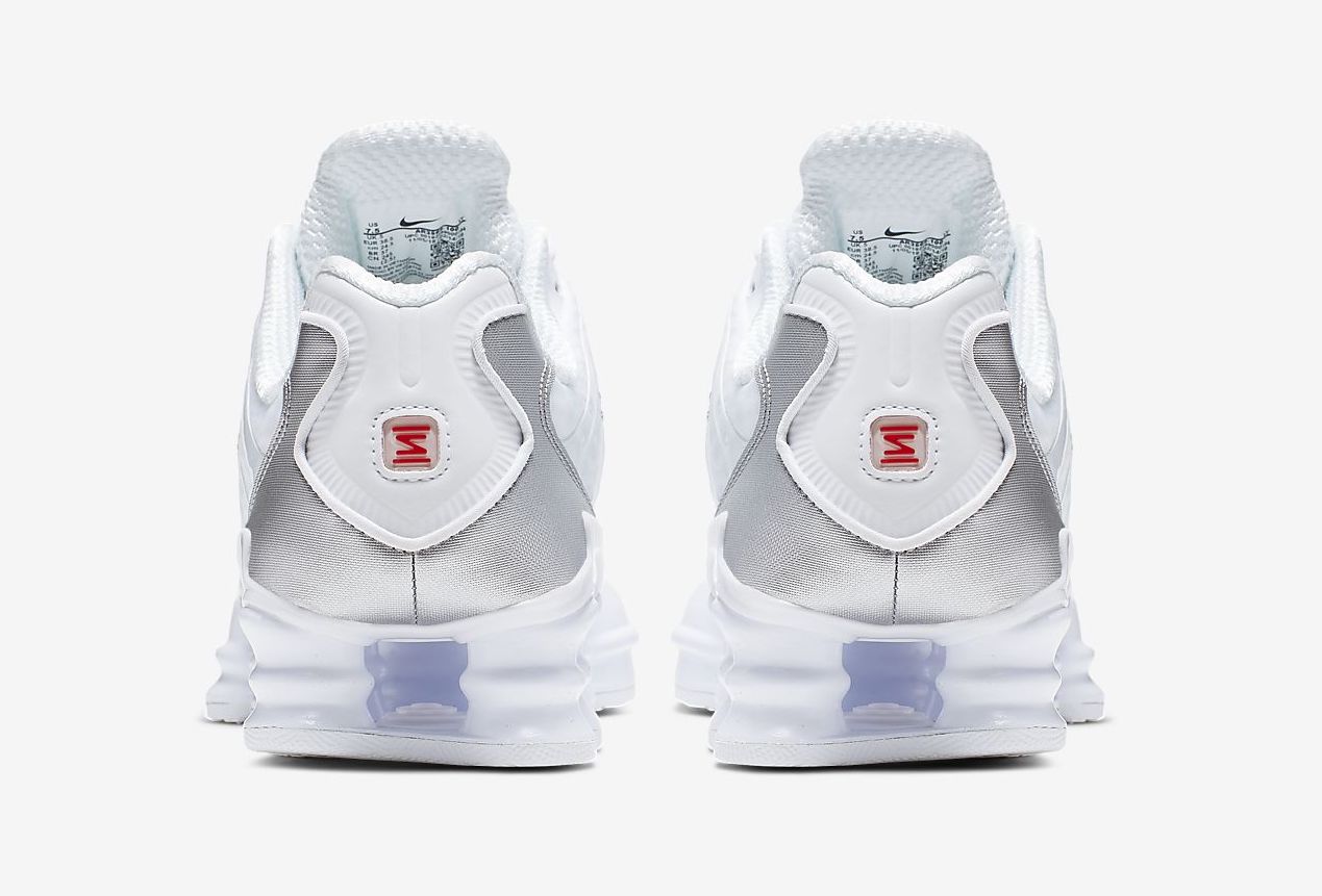 Nike Shox TL White Metallic Silver