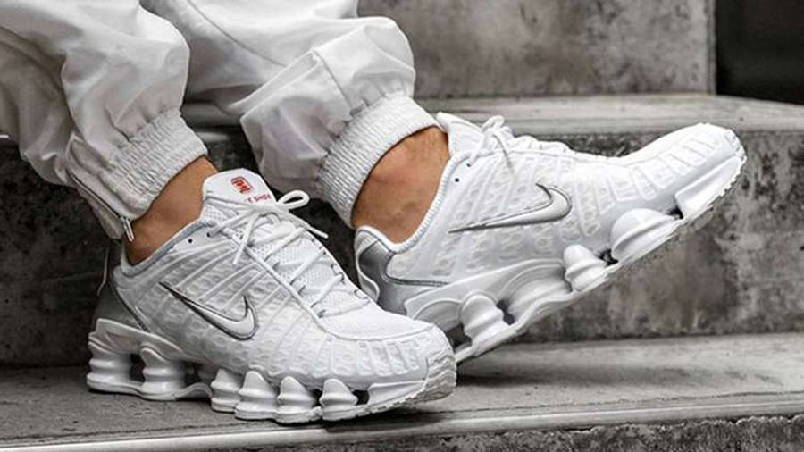 nike white shox