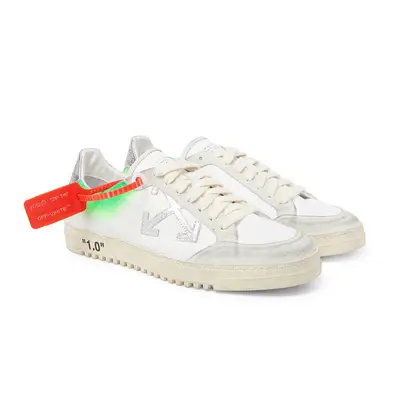 Off-White 2.0 Distressed Suede White