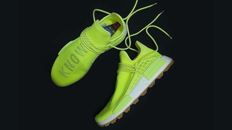 adidas human race neon