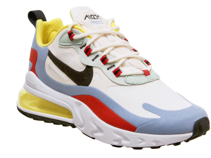Nike Air Max 270 React Phantom University Red Light Blue