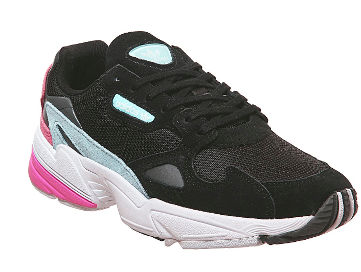 adidas Falcon Black White Glow