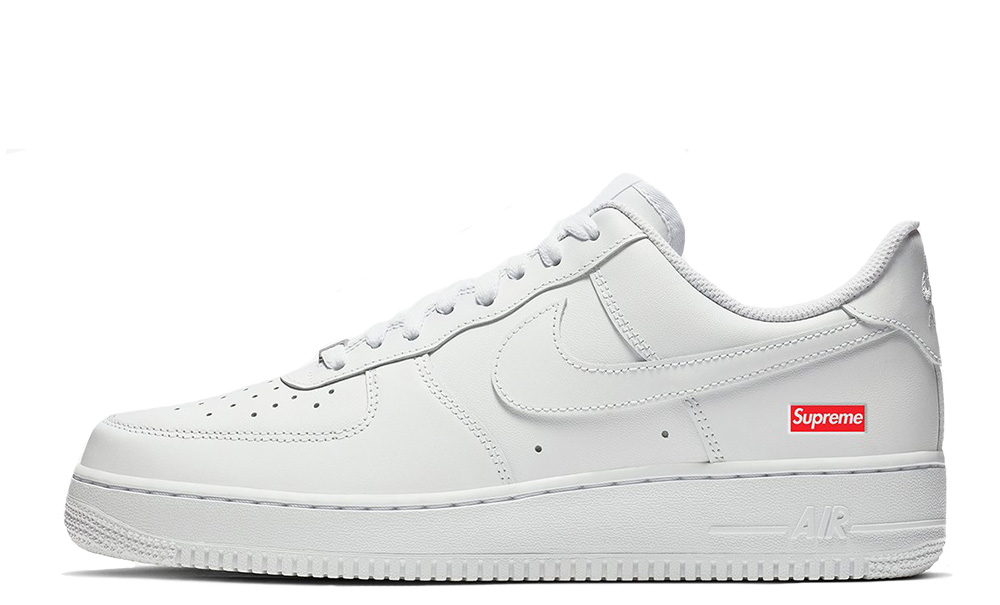 Supreme x Nike Air Force 1 Low White - Where To Buy - CU9225-100 | The