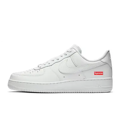 Supreme x Nike Air Force 1 Low White | Where To Buy | CU9225-100