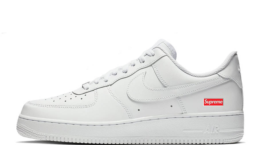 Supreme x Nike Air Force 1 Low White | Where To Buy | CU9225-100 