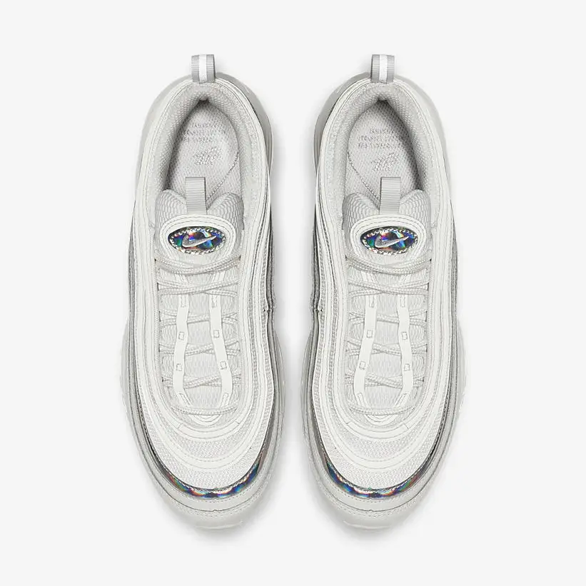 Air max 97 top white silver iridescent