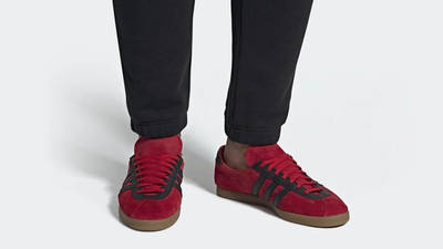 red adidas london trainers