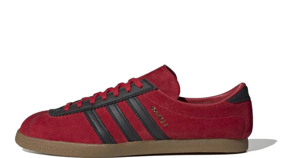 adidas london trainers red black