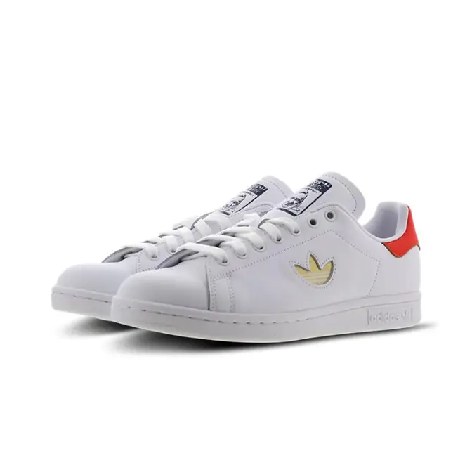 Stan smith trefoil on sale in footwear white