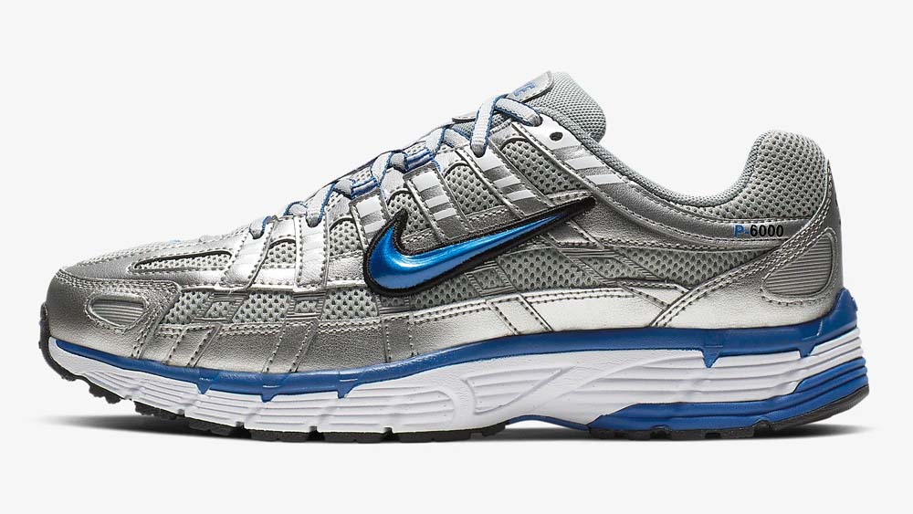 P-6000 Metallic Silver/Team Royal | Shop now at Nike