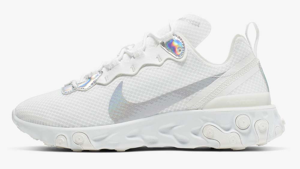 Nike React Element 55 Metallic Silver 