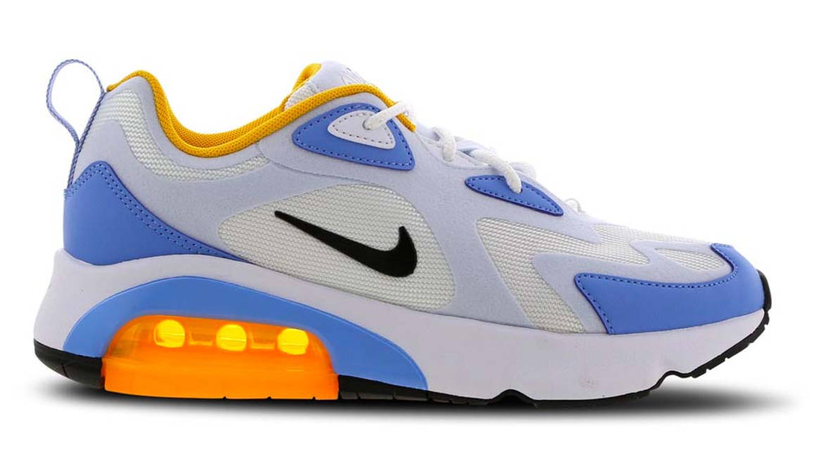 air max 200 blue and orange