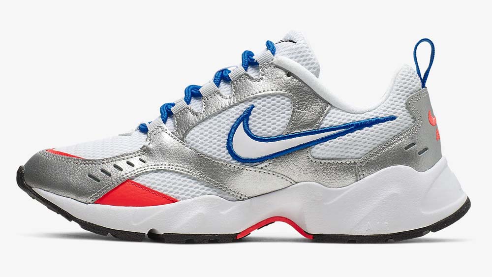  Air Heights White/Metallic Platinum/Flash Crimson 