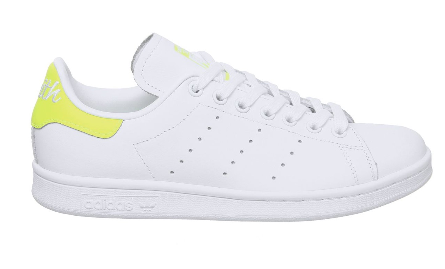 adidas Stan Smith White Solar Yellow 
