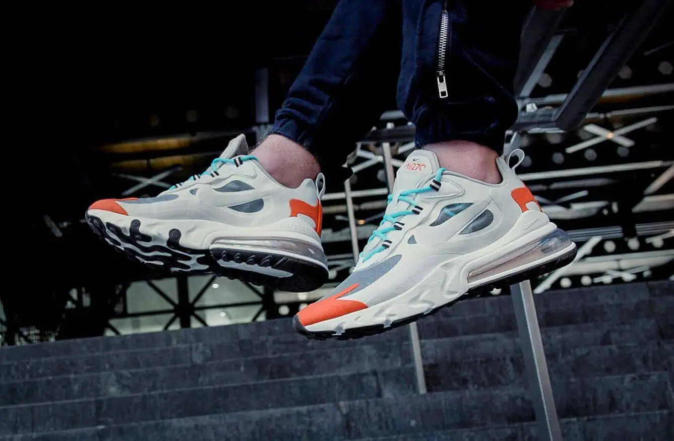 Nike air max 270 react (mid-century art) on feet sale