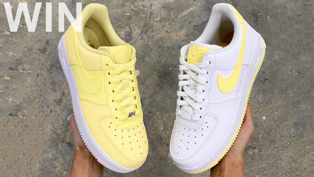 Free Giveaway! Win TWO Nike Air Force 1's In "Bicycle Yellow" Free Giveaway! Win TWO Nike Air Force 1's In "Bicycle Yellow"